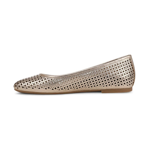 Orinda Perf Square Toe Ballet Flat