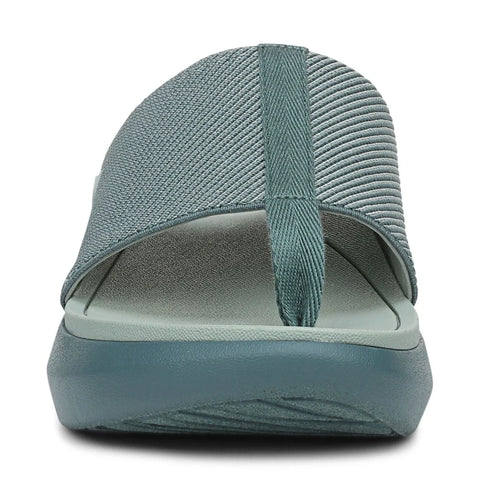 Beach Aqua Platform Toe Post Sandal