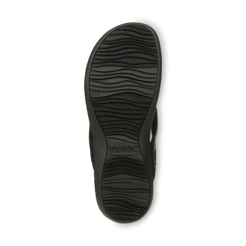 Dillon Shine Toe Post Sandal