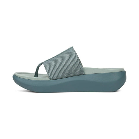Beach Aqua Platform Toe Post Sandal