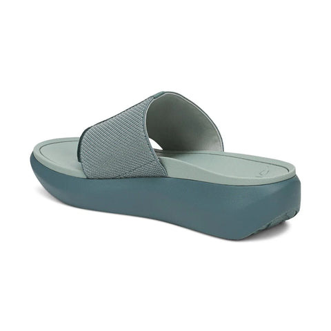 Beach Aqua Platform Toe Post Sandal