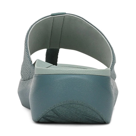 Beach Aqua Platform Toe Post Sandal