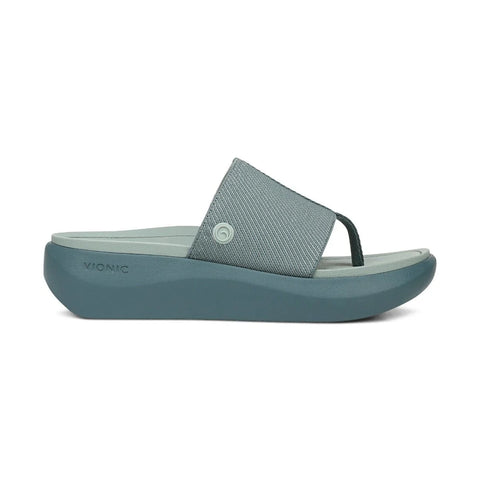 Beach Aqua Platform Toe Post Sandal
